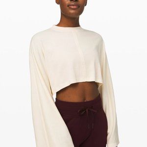 Lululemon Calm Calling Cropped Long-Sleeve